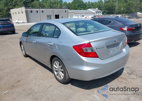 2012 Honda Civic Ex-L из США, поврежденный, VIN 19XFB2F92CE307770